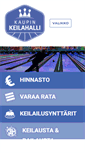 Mobile Screenshot of kaupinkeilahalli.fi